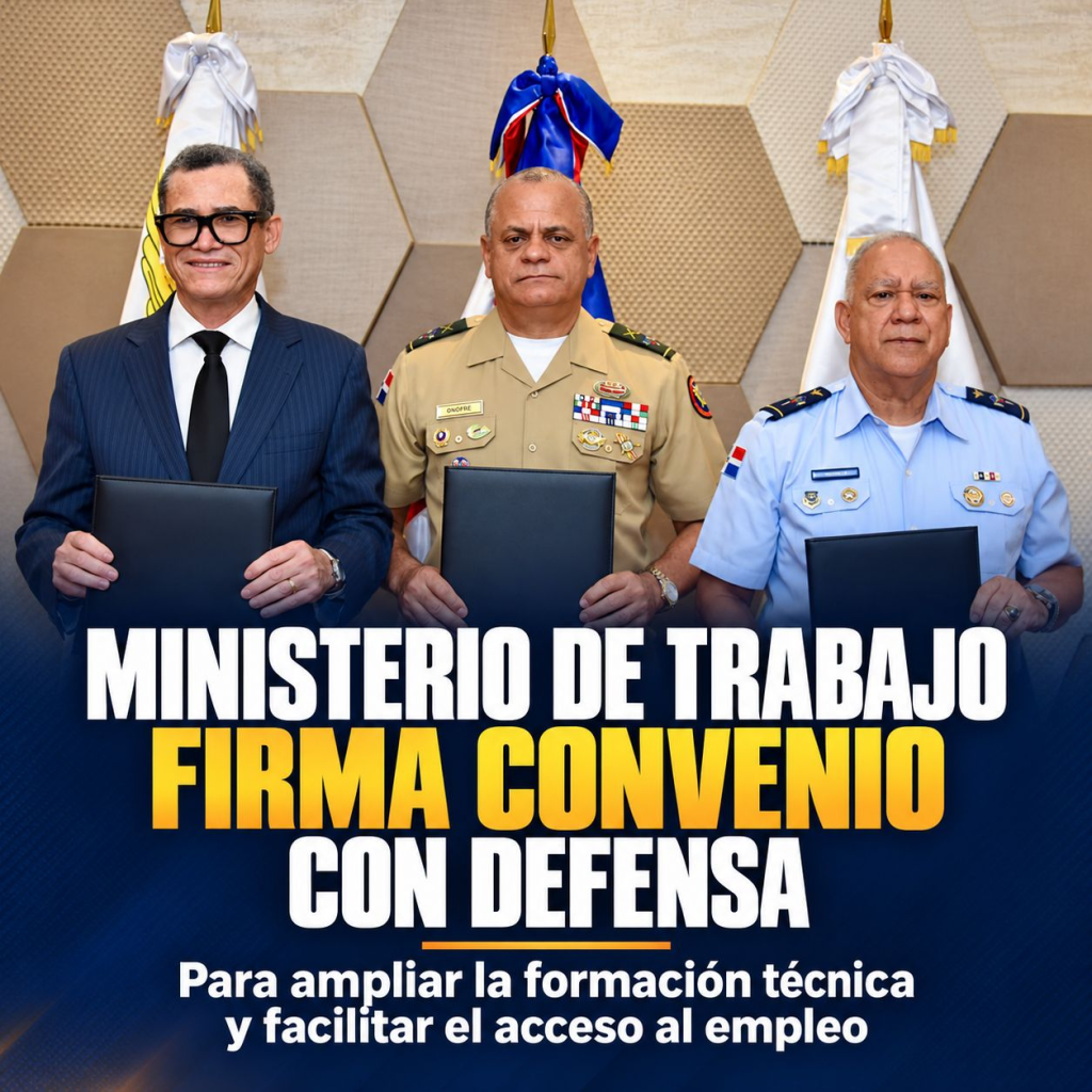 Ministerio de Trabajo firma convenio con Defensa para ampliar la formación técnica y facilitar el acceso al empleo