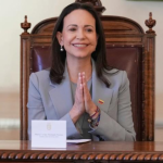 La dirigente opositora venezolana María Corina Machado.