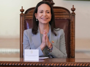 La dirigente opositora venezolana María Corina Machado.