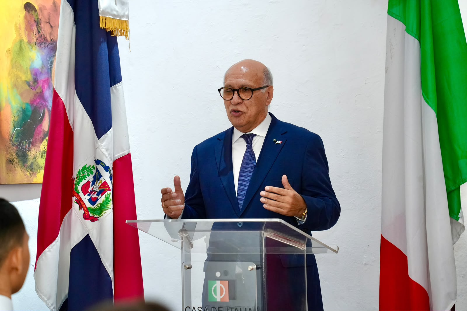 Acto de entrega de becas de italiano para agentes de POLITUR